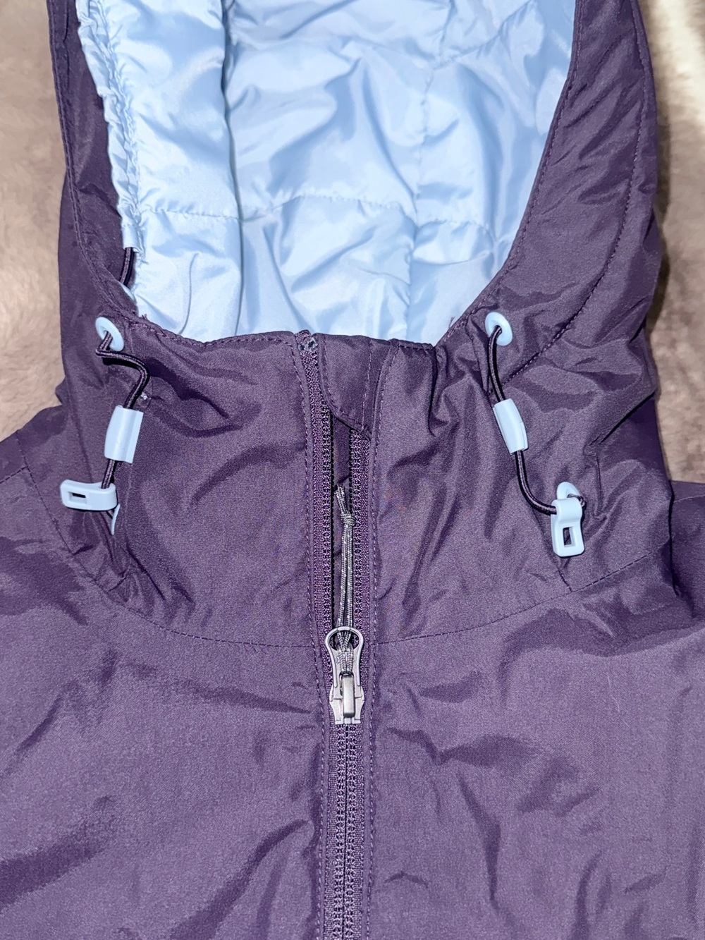 Columbia Purple and Light Blue Hooded Jacket - Picture 3 of 5